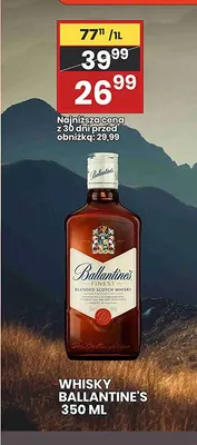 Whisky Ballantine's promocja w Wafelek