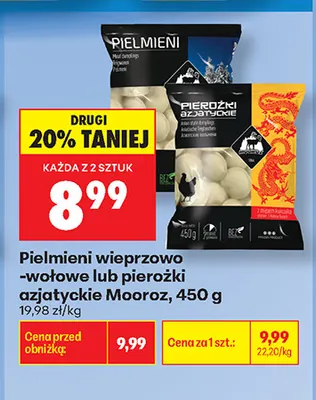 Pierożki azjatyckie Mooroz promocja w Biedronka