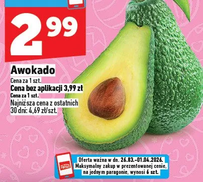Awokado promocja w TOPAZ