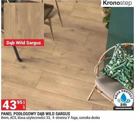 Panel podłogowy Dąb Wild Sargus promocja w Merkury Market