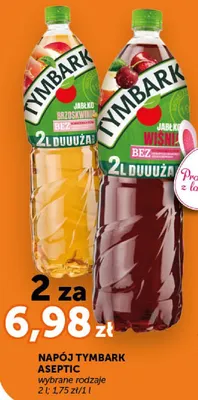 Napój Tymbark Aseptic wybrane rodzaje promocja w ABC