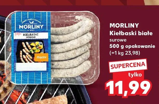 Kiełbaski białe surowe Morliny promocja w Kaufland