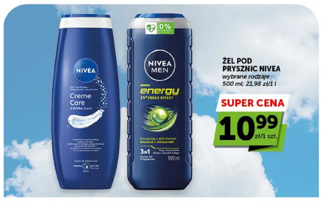 Żel pod prysznic Nivea Creme Care promocja w ABC