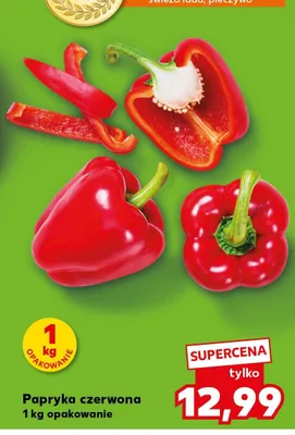 Papryka czerwona Go eko promocja w Kaufland