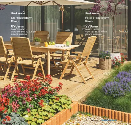 Fotel 5-pozycyjny Riveo promocja w Castorama