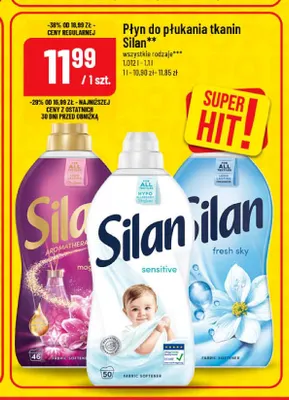 Płyn do płukania tkanin Silan Fresh Sky promocja w POLOmarket
