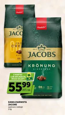 Kawa ziarnista Jacobs Caffè Crema Gold promocja w ABC