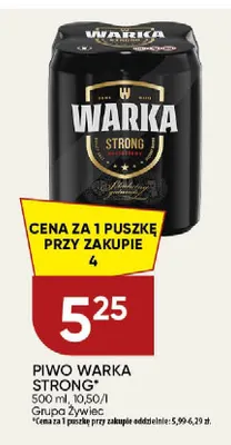 Piwo Warka Strong promocja w Chata Polska