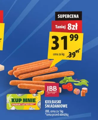 Kiełbaski śniadaniowe JBB Bałdyga promocja w Arhelan