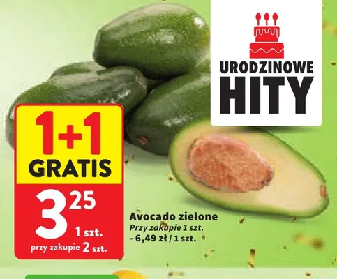 Avocado zielone promocja w Intermarche