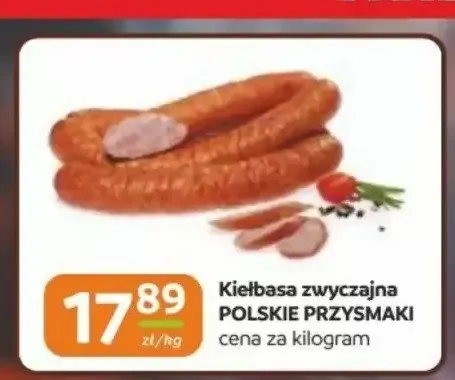 Kiełbasa zwyczajna Polskie Przysmaki promocja w Gama