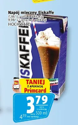 Napój mleczny Eiskaffe Hochwald promocja w Prim Market