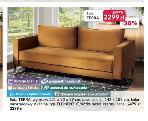 Sofa Terra promocja w Salony Agata
