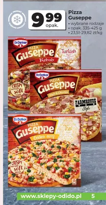Pizza Guseppe Ham & Chorizo Dr. Oetker promocja w Odido
