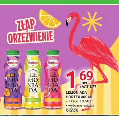 Lemoniada Hortex Jabłko Cytryna Limonka promocja w Selgros
