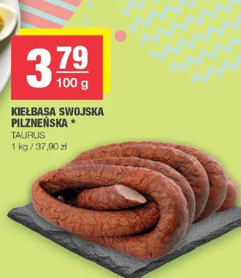 Kiełbasa swojska pilzneńska promocja w SPAR
