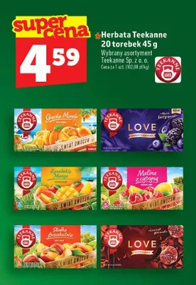 Herbata owocowa Teekanne Love Pomegranate promocja w TOPAZ
