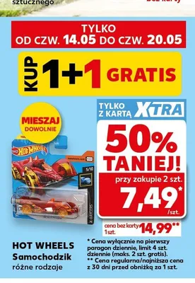 Samochodzik HOT WHEELS promocja w Kaufland