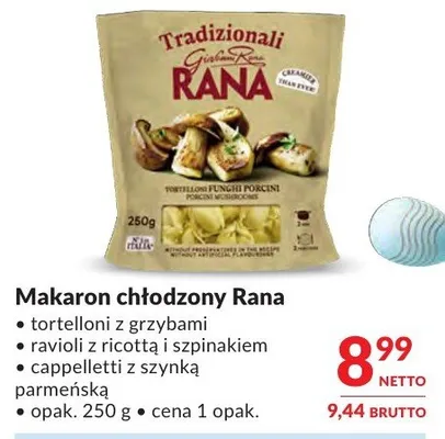 Makaron chłodzony Rana promocja w Makro