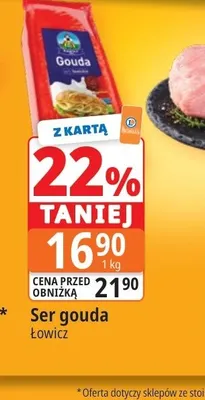 Ser gouda Łowicz promocja w Leclerc