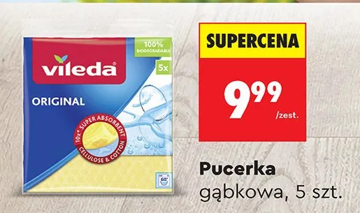 Pucerka gąbkowa promocja w Biedronka