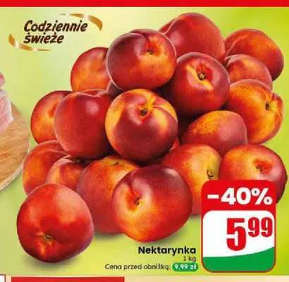 Nektarynka promocja w Dino