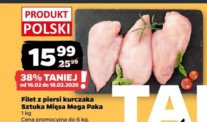 Filet z piersi kurczaka promocja w Netto