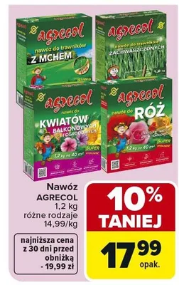 Nawóz Agrecol promocja w Carrefour