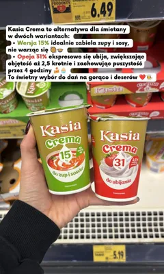Alternatywa dla śmietany Kasia Crema promocja w Kaufland