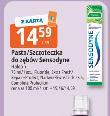 Pasta do zębów Sensodyne Extra Fresh promocja w Leclerc