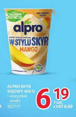Skyr sojowy Alpro promocja w Selgros