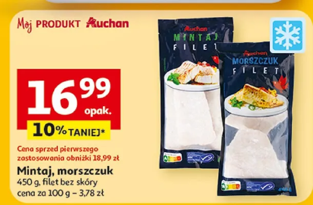 Mintaj, morszczuk promocja w Auchan