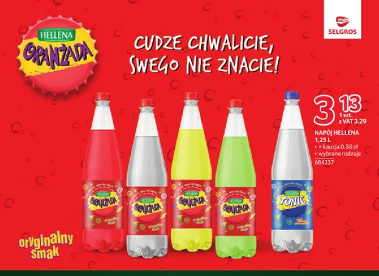 Napój Hellena promocja w Selgros