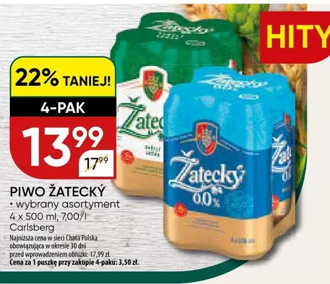 Piwo Żatecky promocja w Chata Polska