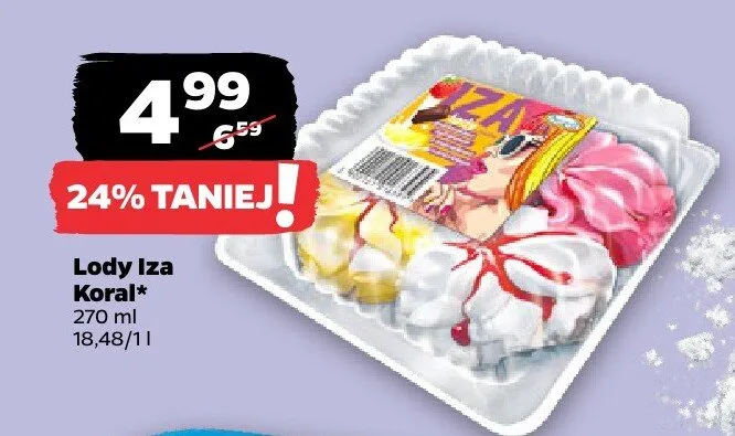 Lody Iza Koral promocja w Netto