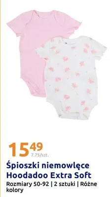 Śpioszki niemowlęce Extra Soft 2-pak promocja w Action