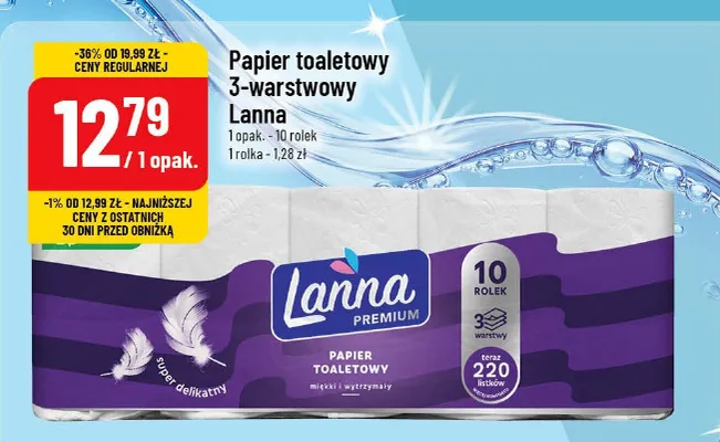 Papier toaletowy 3-warstwowy promocja w POLOmarket
