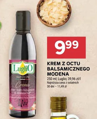 Krem z octu balsamicznego Modena LugliO promocja w Stokrotka