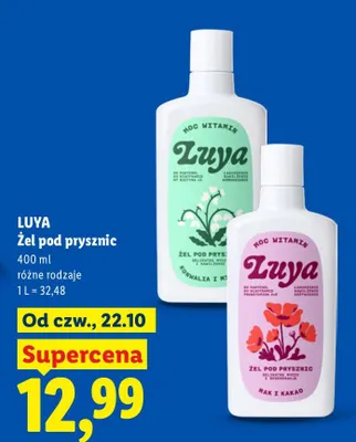 Żel pod prysznic Luya promocja w Lidl