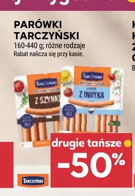 Parówki z szynki Tarczyński promocja w Stokrotka