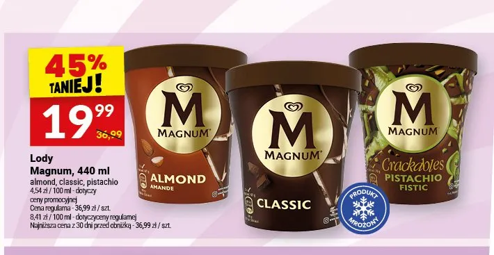 Lody Magnum Pistachio promocja w Twój Market