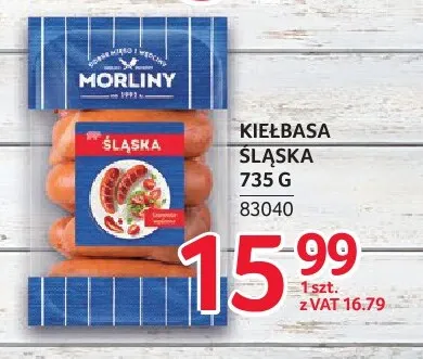 Kiełbasa śląska Morliny promocja w Selgros