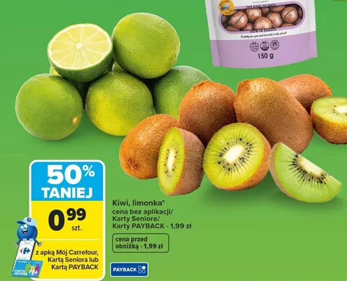Kiwi limonka Carrefour promocja w Carrefour