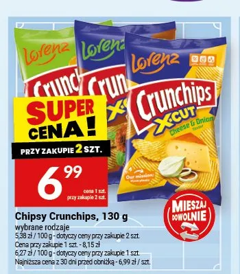 Chipsy Crunchips Papryka promocja w Twój Market