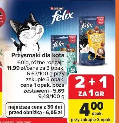 Przysmaki dla kota promocja w Carrefour