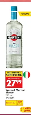 Wermut Martini Bianco promocja w Biedronka