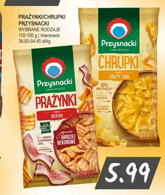 Chrupki Przysnacki o smaku żółty ser promocja w Słoneczko