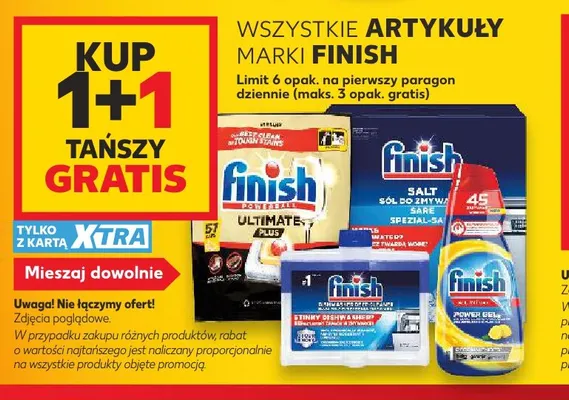 Sól do zmywarki Finish promocja w Kaufland