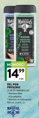 Żel pod prysznic Le Petit Marseillais Maritime Pine & Eucalyptus promocja w Intermarche