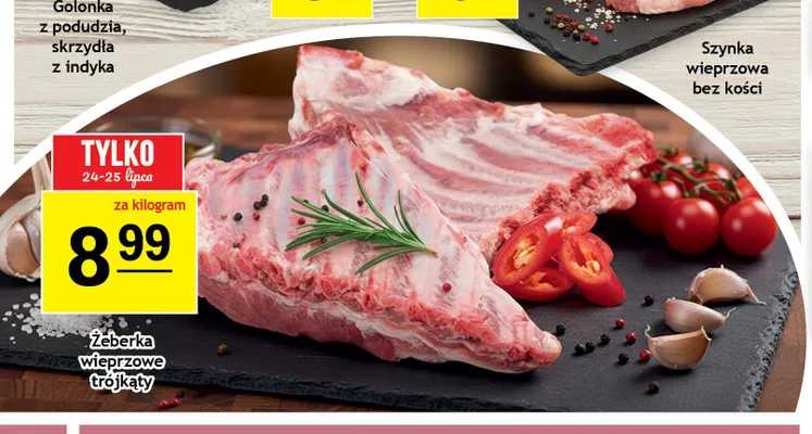 Żeberka wieprzowe paski promocja w Gram Market